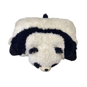Pillow Pets Panda Plush Pillow Stuffed Animal Black White Soft Toy Kids Jungle